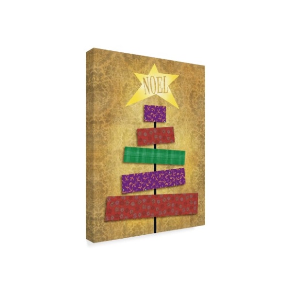 Margaret Wilson 'Patchwork Xmas Tree' Canvas Art,35x47